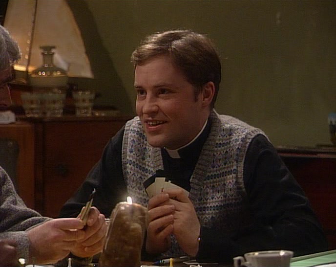 COLONEL MUSTARD IN THE KITCHEN WITH THE CANDLESTICK. 
