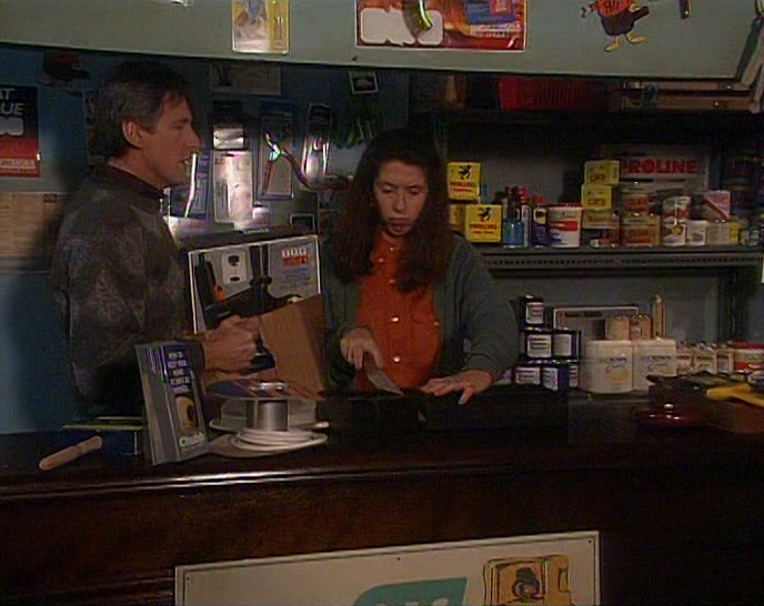 ARE YOU GONNA STAND THERE ALL DAY, YOU FAT OLD BITCH? 