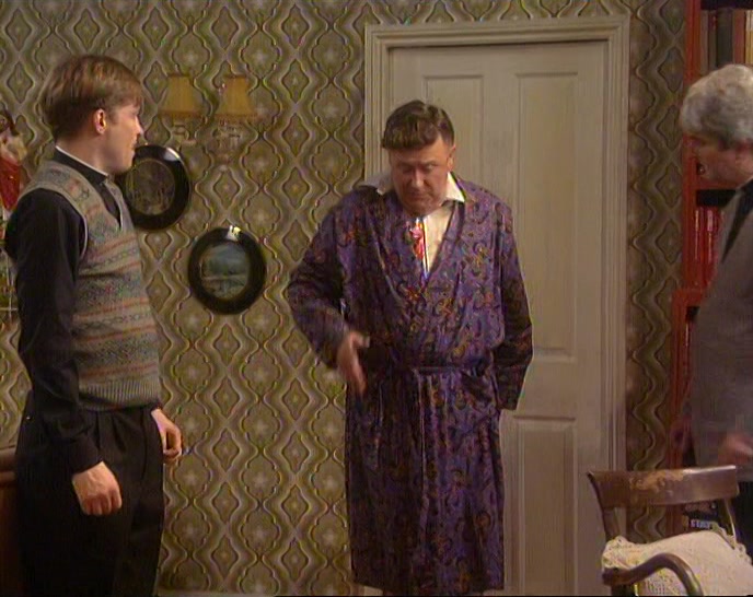 WELL, I'D BETTER GO AND GET MESELF CLEANED UP FOR TONIGHT. 