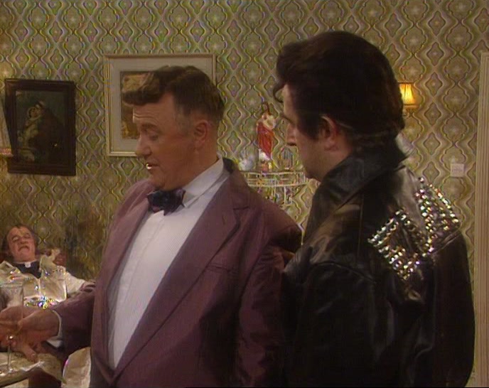 DON'T WORRY, FATHER. IF I CAN'T CELEBRATE TONIGHT, SURE WHEN CAN I? 