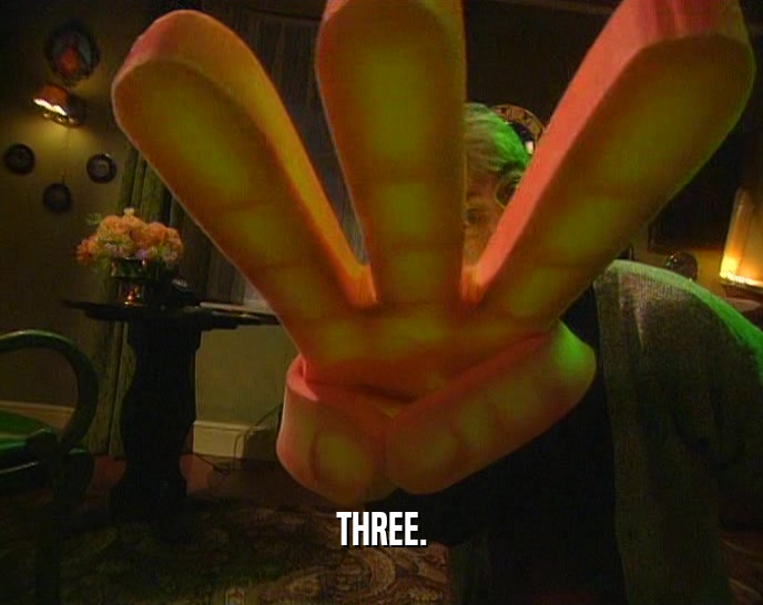 THREE.
  
