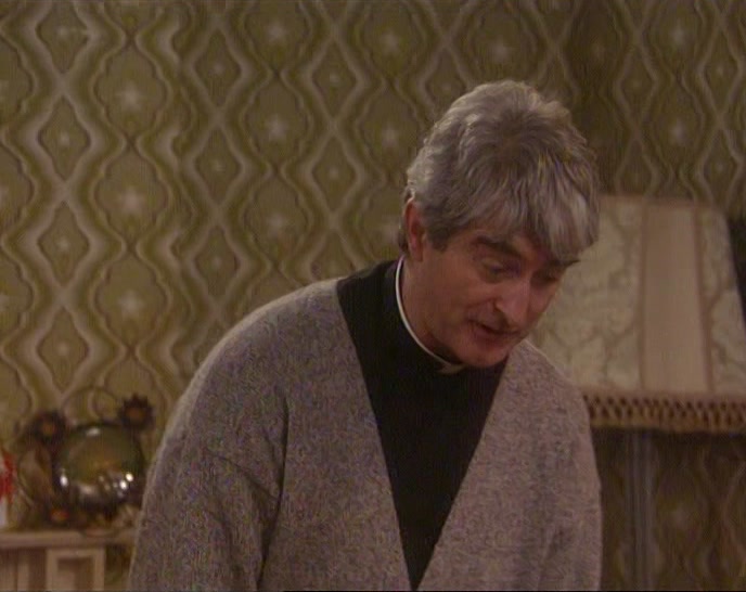 THAT'LL BE FATHER BYRNE. I FEEL SORRY FOR HIM, 
