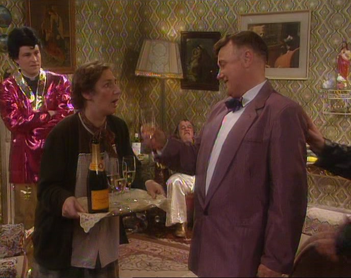 I MIGHT AS WELL HAVE A GLASS OF CHAMPAGNE, CHEERS. 