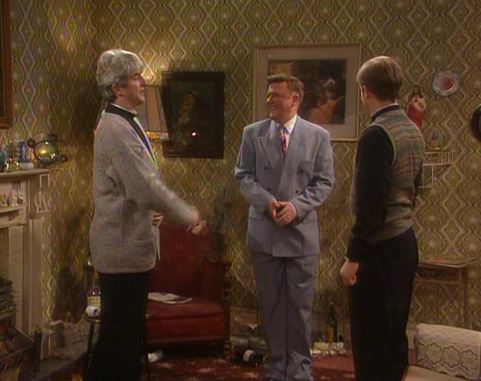 - HE'S JUST GONE FOR HIS WALK. - OH. 