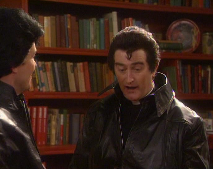 I TOLD YOU. FATHER DUNNE IS BRINGING HIM OVER. 