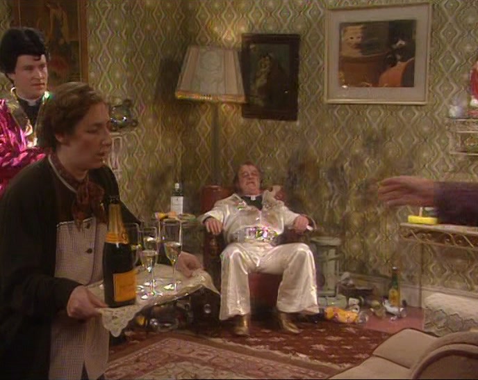 I MIGHT AS WELL HAVE A GLASS OF CHAMPAGNE, CHEERS. 