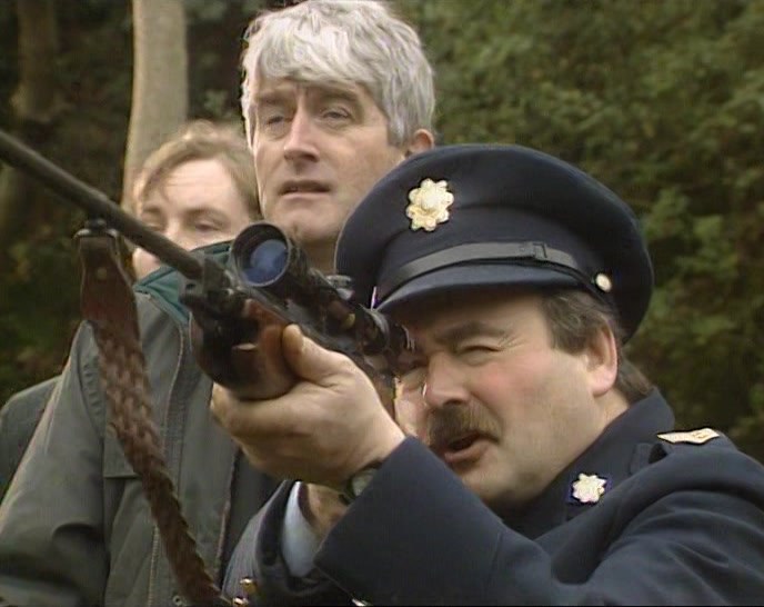 I'VE GOT A CLEAR SHOT OF HIM, FATHER. DO YOU WANT ME TO GET HIM? 