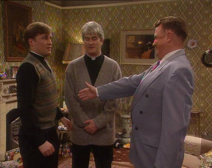 DOUGAL, SAY SOMETHING TO MR SELLERS.
  