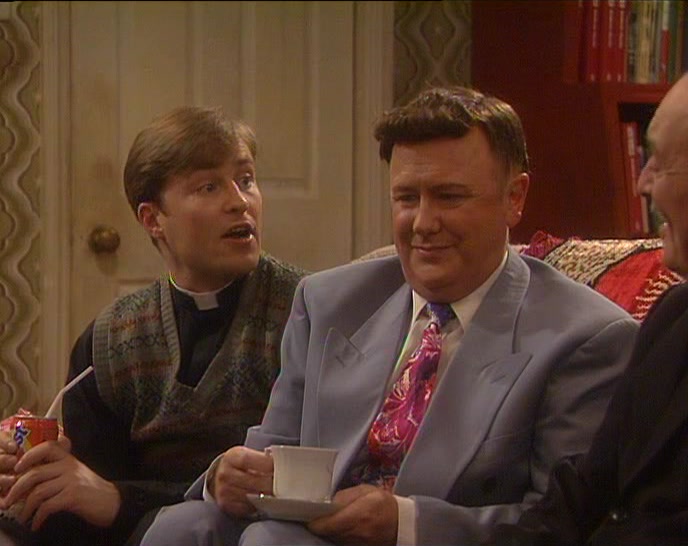 DOUGAL! STOP TALKING ABOUT HENRY'S HAIR. 
