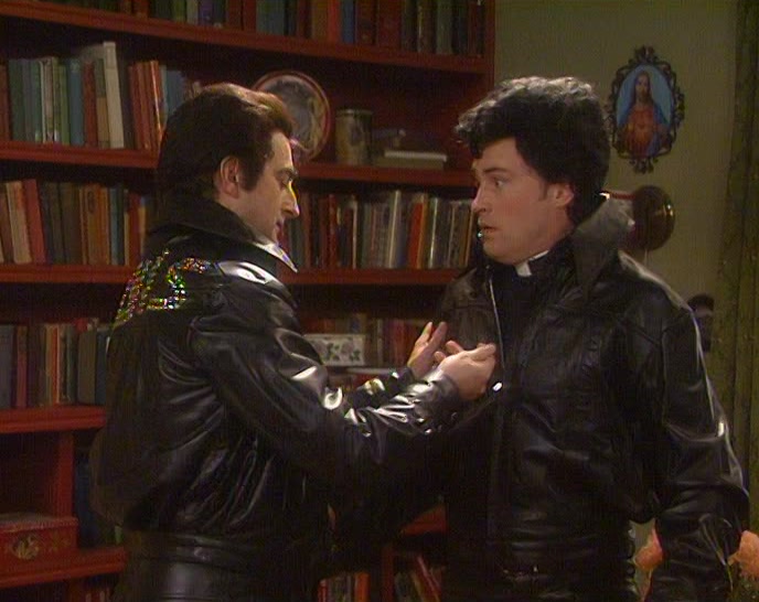 TELL YOU WHAT WE'LL DO. YOU TOSS THE COIN, I'LL TAKE HEADS. 
