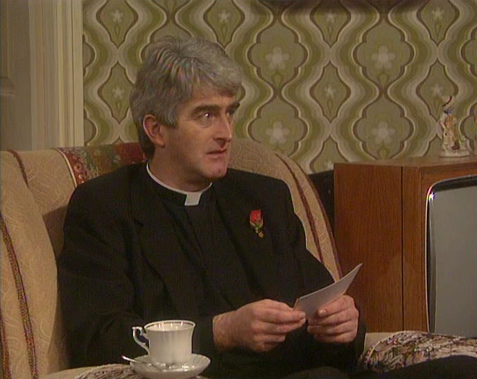 ACTUALLY, FATHER, YOU COULDN'T SIGN
 A FEW OF THEM FOR US, COULD YOU?
 