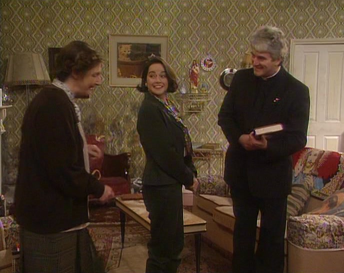 HELLO, FATHER. I SEE YOU'VE MET YOUR GUEST. 