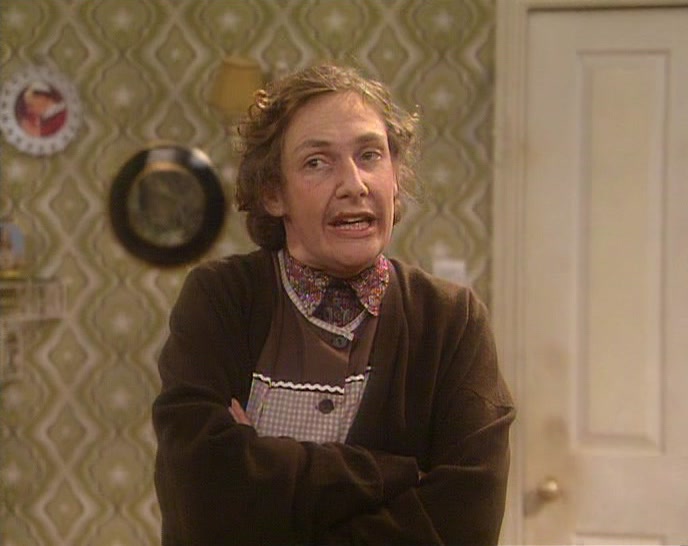 WELL, FATHER, I NEVER THOUGHT WE'D HAVE ANYONE LIKE HER STAYING HERE. 