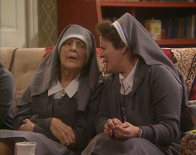 (SHRIEKS) SISTER JULIA, DO YOU HAVE A QUESTION? 