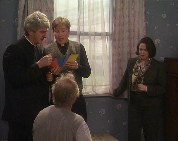 - WHAT COLOUR? - BLUE, QUICKLY! 