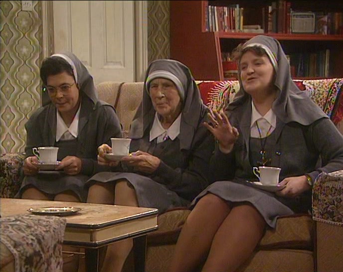 NO. I DROVE THE RENAULT, SISTER MARGARET TOOK THE MINI. 