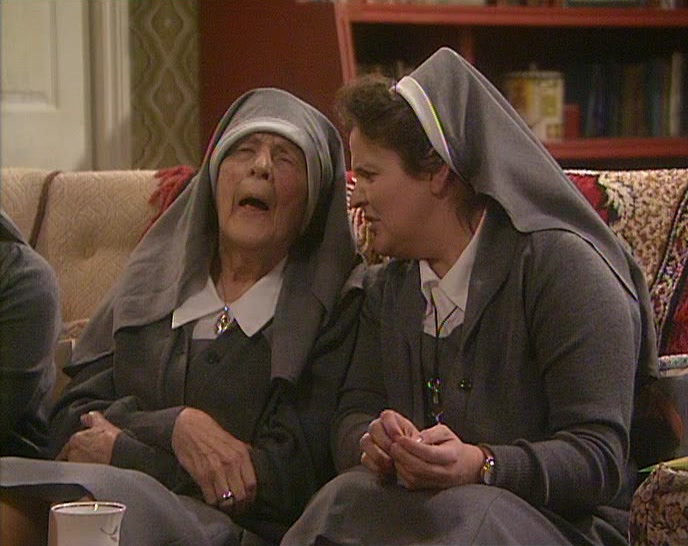 (SHRIEKS) SISTER JULIA, DO YOU HAVE A QUESTION? 