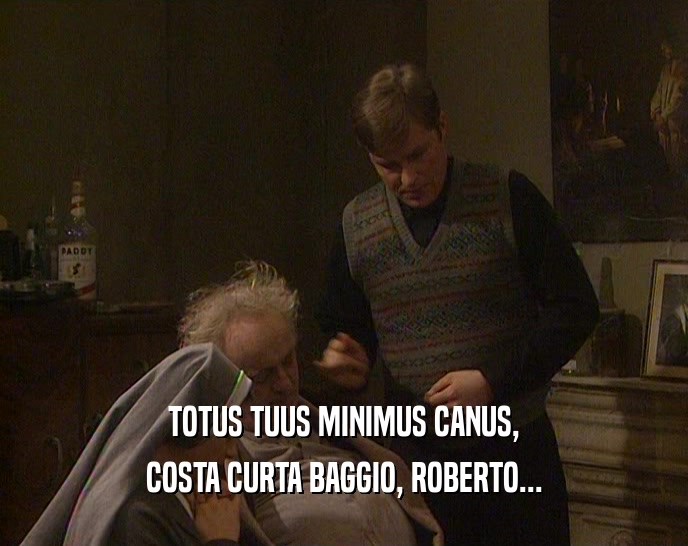 TOTUS TUUS MINIMUS CANUS, COSTA CURTA BAGGIO, ROBERTO... 