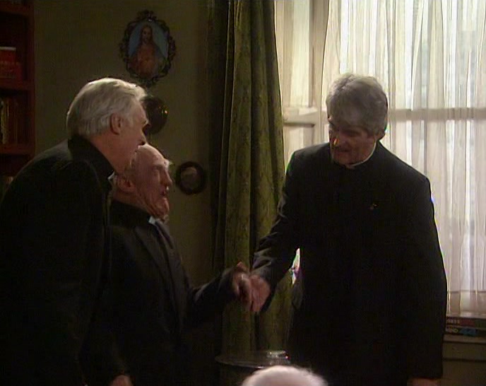 THAT'S ALL RIGHT.
 FATHER FAY, HOW ARE YOU?
 