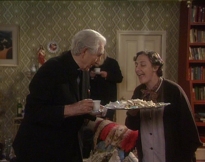 - NO, THANKS, MRS DOYLE. I'M FINE. - HAVE A TRY. THEY'RE DIAGONAL. 