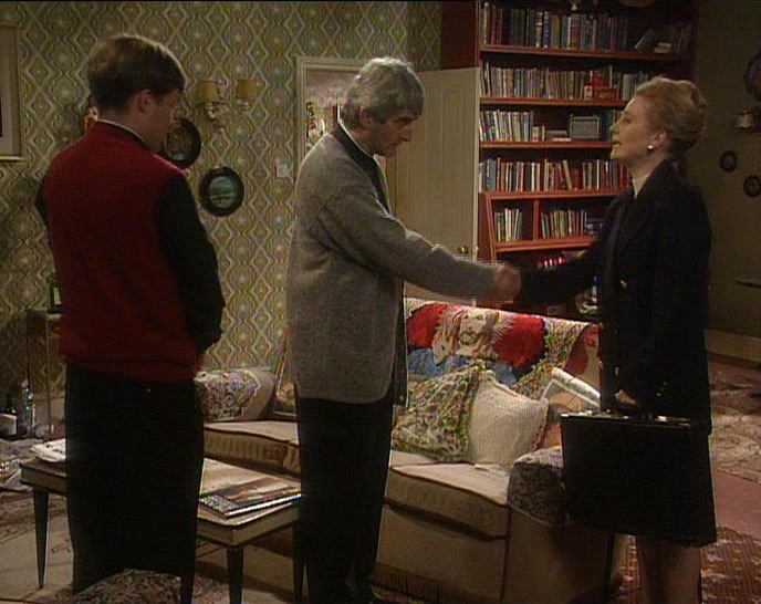 MY NAME IS LAURA SWEENEY. THIS MUST BE FATHER MCGUIRE. 
