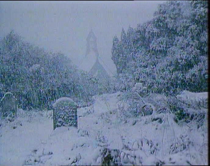 UPON THE CROSSES AND THE HEADSTONES,  