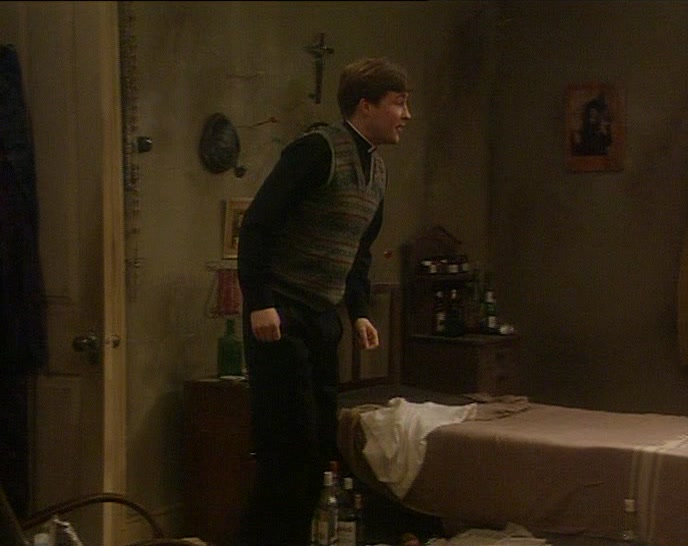 MORNING, FATHER.  