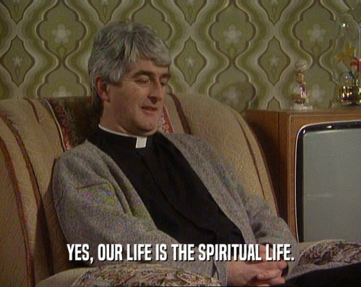 YES, OUR LIFE IS THE SPIRITUAL LIFE.
  
