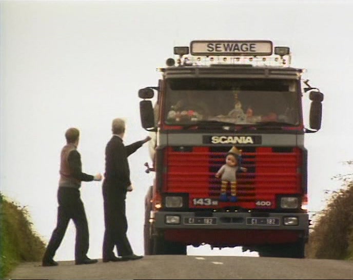 TED, IT'S A BIG TRUCK! IT CAN GIVE US A LIFT! 