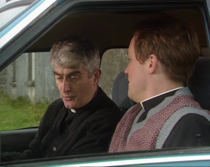 WAIT! FATHER O'ROURKE'S CARAVAN! HE SAID WE COULD USE IT ANYTIME. 