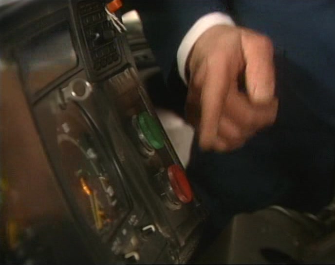 THIS BUTTON OPENS THE DOORS AND THIS ONE SHOOTS THE SEWAGE OUT. 