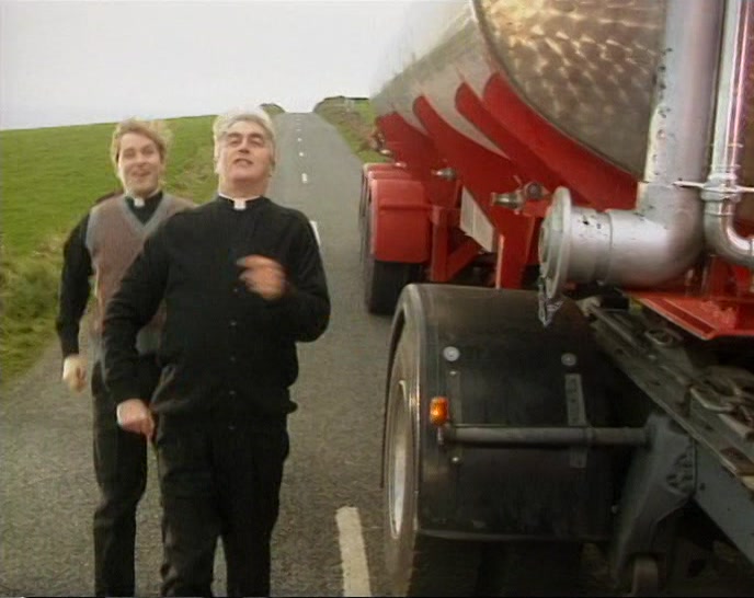 TOM, THANK GOD, TOM! WE NEED A LIFT. 