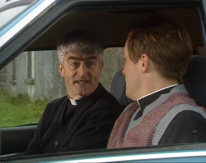 WAIT! FATHER O'ROURKE'S CARAVAN! HE SAID WE COULD USE IT ANYTIME. 