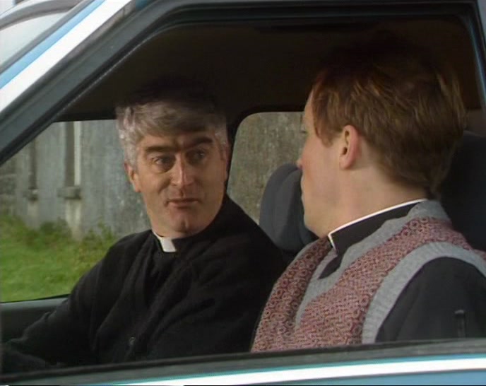 WAIT! FATHER O'ROURKE'S CARAVAN! HE SAID WE COULD USE IT ANYTIME. 