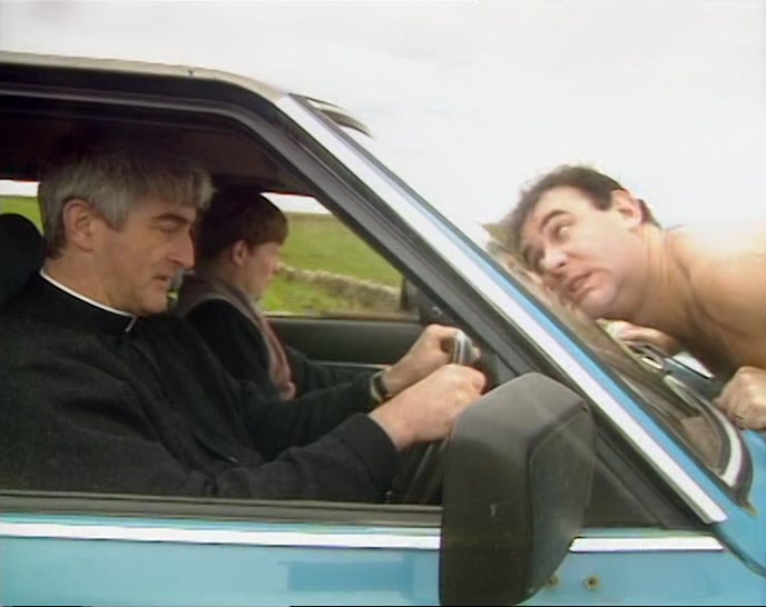 - WE'D BETTER LET HIM OFF, TED.
 - OH, ALL RIGHT. I SUPPOSE SO.
 