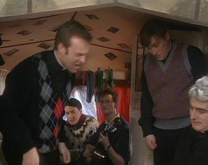 SIT DOWN AND WE'LL HAVE A SONG. WILL YOU SING ONE, TED? 