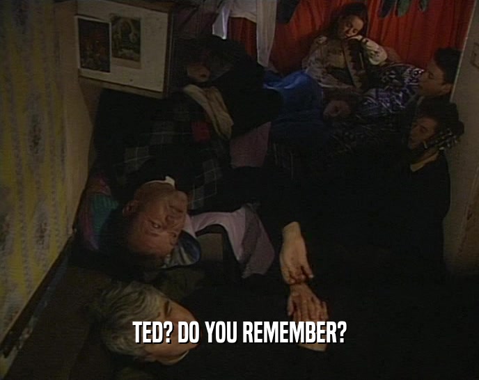 TED? DO YOU REMEMBER?  