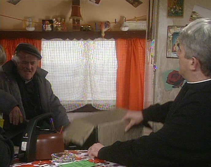 OK, FATHER...INTO YOUR BOX.  