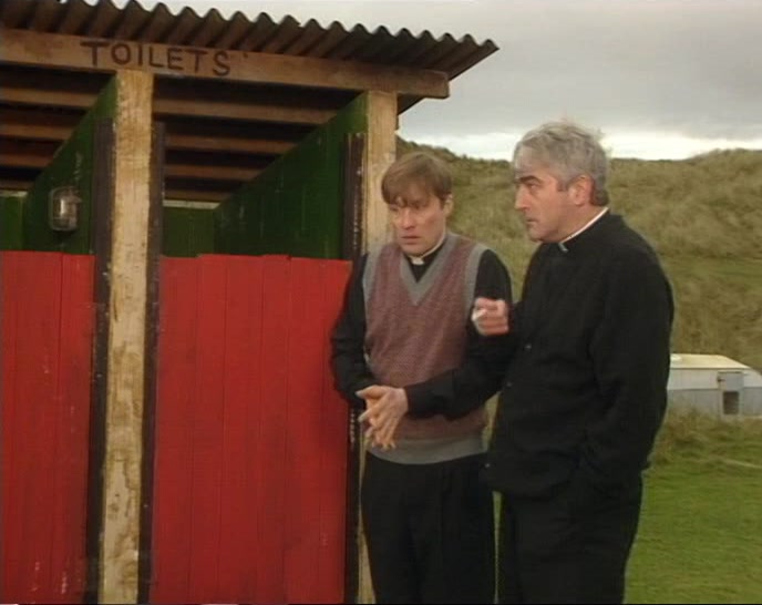OH, GOD, YOUR MAN! DON'T LET HIM SEE US! 