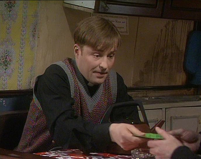 HERE'S A BOOKLET, TED.
  