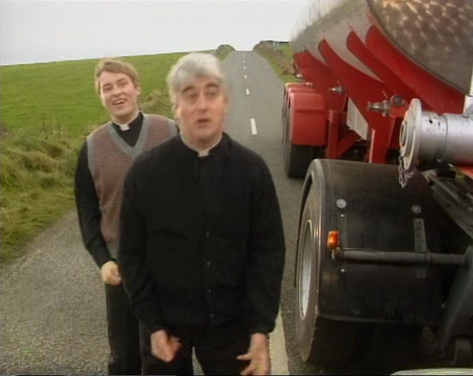 TOM, THANK GOD, TOM! WE NEED A LIFT. 
