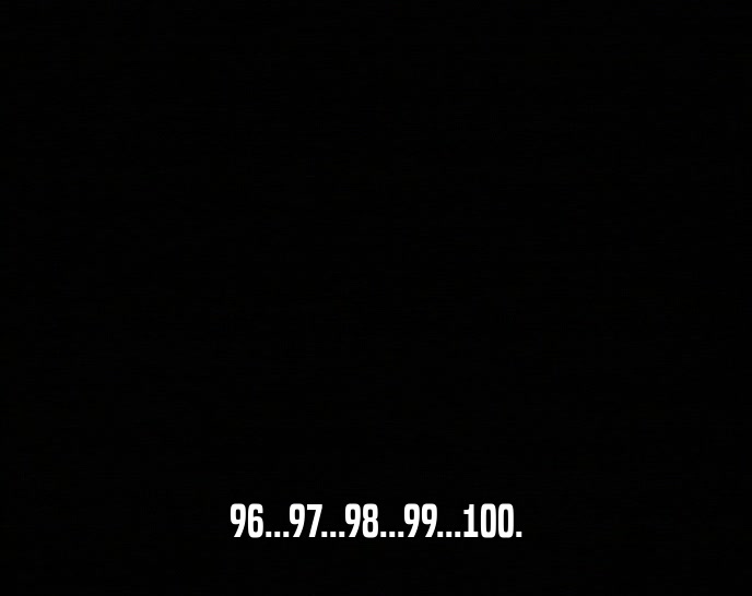 96...97...98...99...100.  