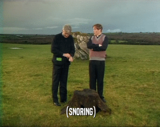 (SNORING)  