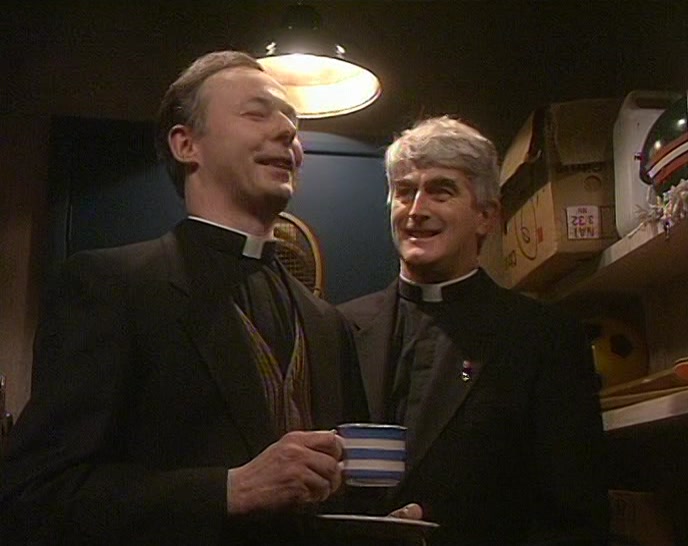 WOULD YOU LIKE A TICKET, FATHER?  
