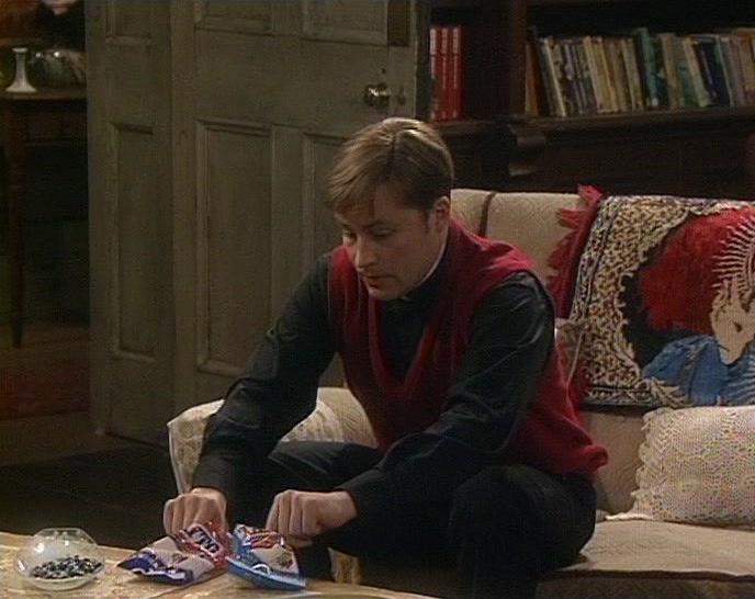 I GET A CHEESE AND ONION ONE AND A SALT AND VINEGAR ONE 