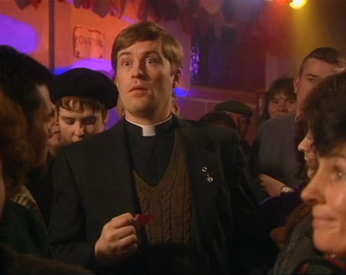 A ROUND OF APPLAUSE FOR OUR
 VERY OWN FATHER DOUGAL MCGUIRE!
 