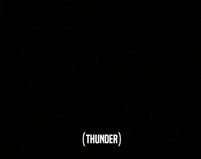 (THUNDER)  