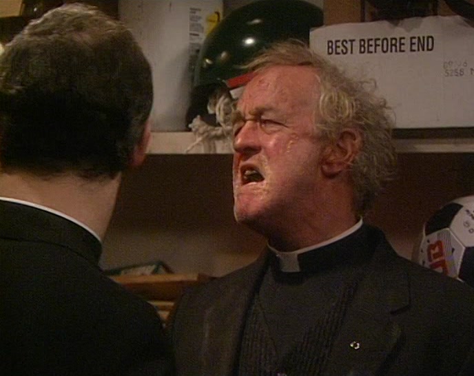 HELLO, TED. I WAS TELLING FATHER JACK ABOUT THE THING THERE LAST YEAR. 