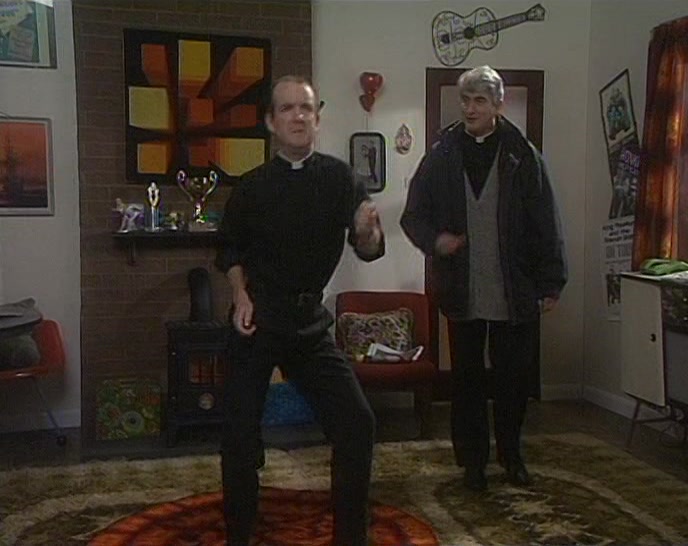 WHAT? ME DANCE? OH, I'M NOT MUCH OF A DANCER, NO. 