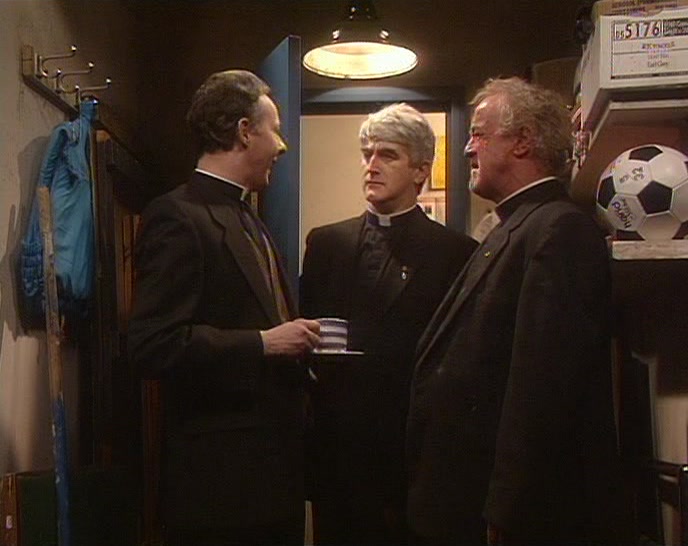 HELLO, TED. I WAS TELLING FATHER JACK ABOUT THE THING THERE LAST YEAR. 